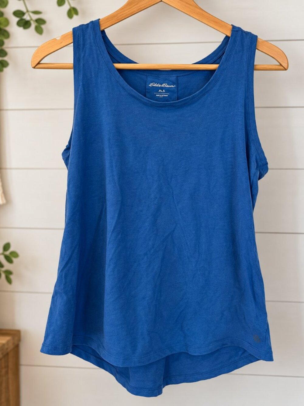 Eddie Bauer Women's Royal Blue Scoop Neck Tank